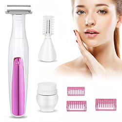 Afeitadora Electrica Mujer, Achort 3 en 1 Rechargable Bikini Depiladora con Depiladora Facial, Cepillo Facial, Recortadora Femeninas Corporal Wet and  precio