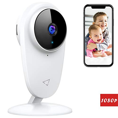 Victure 1080P Cámara IP 2.4GHZ WiFi Cámara de Vigilancia con Detección de Sonido y Seguimiento de Movimiento Camara vigilancia