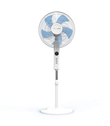 UNIVERSALBLUE |Ventilador de pie con Display Blanco|Silencioso|Mando a Distancia|Potencia 50 W |3 Velocidades |Modo Oscilante en oferta