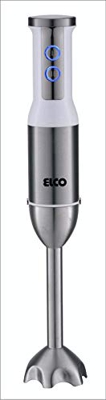 Elco PB-4104-2, Batidora De Mano Inoxidable Con 1000W, Motor DC De Cobre, Incluye Vaso Medidor 500ml. Color Blanco.