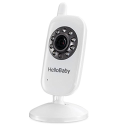 HelloBaby HB32 Monitor Inalámbrico de Vídeo con Cámara Digital, Vigilancia de la Temperatura de Visión Nocturnay 2 Way Talkback System (Adicional cáma características