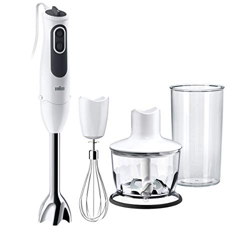 Braun Minipimer 3 Vario MQ3135WH Sauce - Batidora de Mano 750W Brazo de Metal, 11 Velocidades, Antisalpicaduras, Powerbell Plus, Vaso Medidor de 600 m precio