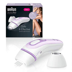 Braun Silk Expert Pro 3 PL3111 - Depiladora Luz Pulsada (IPL) de Última Generación, Depilación Permanente, Blanco/Lila en oferta