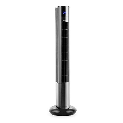 KLARSTEIN Skyscraper 3G – Ventilador de Columna, 48W, caudal de 1.633 m³/h, oscilación, Mando a Distancia, programable, 3 velocidades, Panel táctil, s