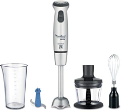 Moulinex Infiny Force Ultimate Cocktail DD87KD10 Batidora de mano con accesorios, 1000 W, 800 Ml, Acero Inoxidable, 25 Velocidades, Plateado precio