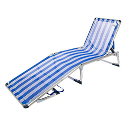 Aktive 53978 Tumbona Plegable 5 Posiciones Aluminio Beach, 188 x 58 x 24 cm, Azul precio