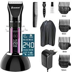 Advanced Ceramic Máquina de Cortar Pelo Profesional Cortapelos Hombre Corte Pelo, TTMOW Batería 2200mah - 240 min de Trabajo de Precisión Barbero Elec precio