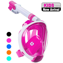 WSTOO Máscara de Snorkel,Máscara de Buceo Plegable 180 Vista panorámica,para Adultos y niños (Estilo Niños - Rosa, XS) características