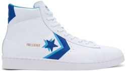 Converse Pro Leather Double Logo High Top white/rush blue/coast en oferta