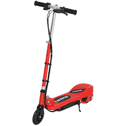 HOMCOM Patinete Eléctrico Niño 7-14 Años E-Scooter Plegable Manillar Ajustable 12km/h Batería Recargable 12V Monopatín 120W Carga 50kg Rojo características