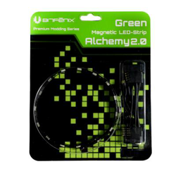 BitFenix Alchemy 2.0 Magnetic LED-Strip - 60cm, 30 LEDs,grün Stripes LED Modding características