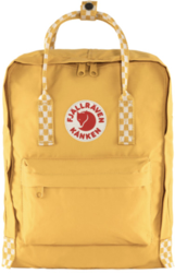 Fjällräven Kånken ochre/chess pattern en oferta