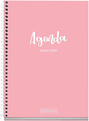 MIQUELRIUS - Agenda Escolar Basic Curso Lectivo 2020-2021, Español, Semana vista, Tamaño 155x213 mm, Papel 70 g, Cubierta cartón extraduro, Color Rosa precio