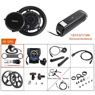 Bafang 48V 750W Mid Drive Kit de conversión Bicicleta eléctrica Kit de Motor Medio E-Bike para Adultos Ciclismo para Bicicletas de Carretera Bicicleta