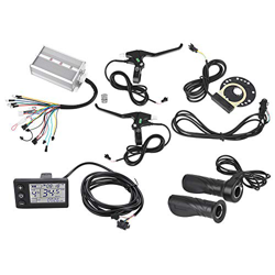 Kit de controlador de bicicleta eléctrica 36V/48V 1500W Controlador de motor Panel LCD Velocidad de frenado Acelerador Sensor de asistencia de velocid características