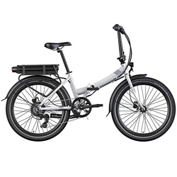 Legend Siena Bicicleta Eléctrica Plegable Urbana Smart eBike Ruedas de 24 Pulgadas, Frenos de Disco Hidráulicos, Batería Ion 36V (Batería Sanyo-Panaso precio