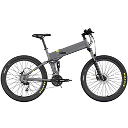 Legend Etna 500W 45km/h Bicicleta eléctrica de montaña MTB Smart eBike 27,5", doble suspensión RockShox + KS, frenos de disco hidráulico, batería 10,5 en oferta