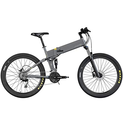 Legend Etna 500W 45km/h Bicicleta eléctrica de montaña MTB Smart eBike 27,5", doble suspensión RockShox + KS, frenos de disco hidráulico, batería 10,5