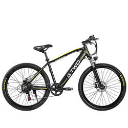 Nbrand 26"/27.5" Bicicleta eléctrica para Adultos, batería de Litio extraíble, Bicicleta de montaña eléctrica Profesional de 27 velocidades de transmi precio