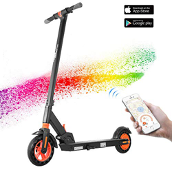 PINENG Plegable Patinete eléctrico con App&Bluetooth&Luz LED& Pantalla LCD, Motor 350W Batería 6Ah， 3 Modos de conducción 25km/h,Scooter Eléctrico Adu precio