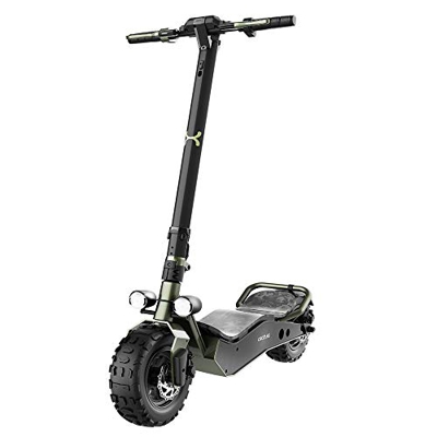 Cecotec Patinete eléctrico Bongo Serie Z Off Road Green. Potencia máxima de 1100 W, Batería extraíble, autonomía ilimitada hasta 40 km, tracción Trase