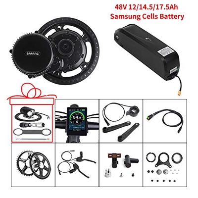 Bafang 48V 750W Mid Drive Kit de conversión Bicicleta eléctrica Kit de Motor Medio E-Bike para Adultos Ciclismo para Bicicletas de Carretera Bicicleta