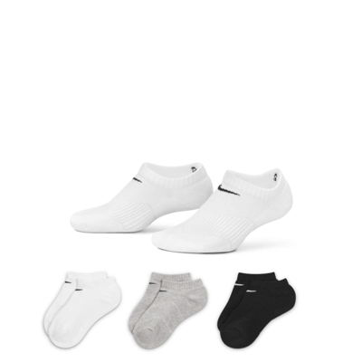 Nike Performance Cushion No-Show Calcetines (3 pares) - Niño/a - Naranja