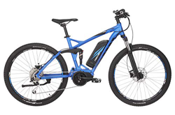 Fischer EM 1862.1 - Bicicleta eléctrica, 27,5", RH 48 cm, motor central, 80 Nm, 48 V, batería de 48 V, color azul mate en oferta