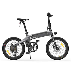 LAOZI Bicicleta eléctrica Plegable 25 km/h Bicicletas eléctricas de ciclomotor para Adultos 250W Motor sin escobillas Capacidad de Carga de la Bicicle características