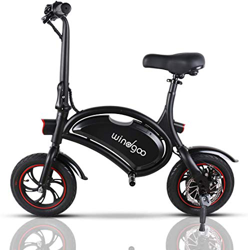 TOEU Ebike 36V Bicicleta Electrica Plegable 12", Black Matte, Bici Electrica Urbana Ligera para Adulto en oferta