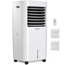 Pro Breeze Climatizador Evaporativo Portátil 10L con 4 Modos de Funcionamiento, 3 Velocidades de Ventilador, Pantalla LED y Control Remoto características