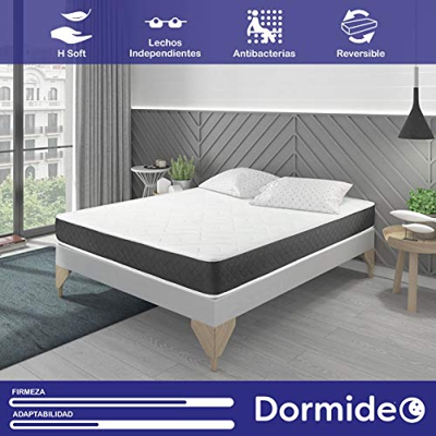 DORMIDEO Visco Basic - Colchón Viscoelástico, Higiénico y Transpirable 90x190