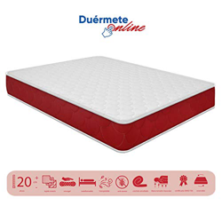 Duérmete Online - Colchón Viscoelástico Lite Reversible (a 2 caras), Muy Transpirable, Blanco,  140 x 200 precio