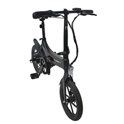 LAOZI Bicicleta eléctrica Plegable FIIDO D1, Bicicleta eléctrica Ligera, Pantalla de 250 W / 36 V/LCD/neumáticos de 14 Pulgadas para/Viajar en la Ciud en oferta