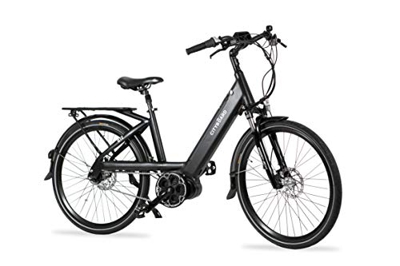 Cityboard GT2 Bicicleta Eléctrica Montaña Motor Central 26", Adultos Unisex, Negro