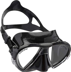 Cressi Matrix Mask - Máscara de Buceo y Snorkeling, Unisex Adulto, Negro/Negro, Talla única en oferta