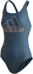 Adidas Athly V Logo Swimsuit legacy blue/light flash orange características