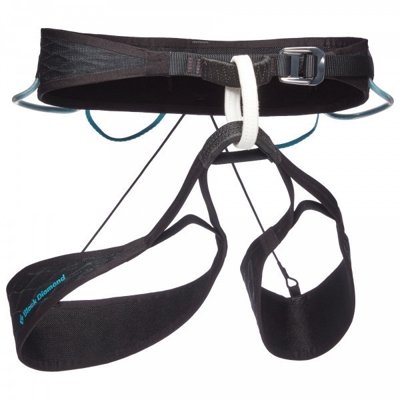 Black Diamond Women's Airnet Harness L Black / Aqua Verde