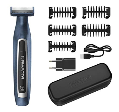 Rowenta Forever Sharp Wet and dry TN6030 - Barbero Híbrido, Cuchillas Acero Inoxidable que no Necesitan Recambio, Accesorios Barba, Perfilado y Recort