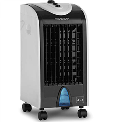 Deuba Climatizador 3en1 ventilador humidificador y purificador de aire poco acondicionador de aire con poco consumo 75W características