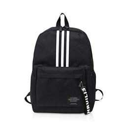 FANDARE Unisexo Mochila Bolsa de Escuela Hombres/Mujeres School Bag Adolescente Mochila Niña/Niño Viaje Mochilas Camping Daypack Poliéster Negro características