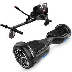 HITWAY 6.5” Patinete Eléctrico con Silla, Hoverboards Bluetooth, Scooter Eléctrico Asiento Kart, Self Balancing Scooter Potente Motor con Indicador LE precio