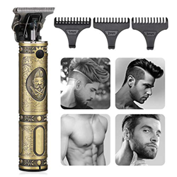 Cortapelos Hombre Profesional Eléctrica- GLAMADOR Recortadora de Barba Profesional para Hombres- Maquina Cortapelo Inalámbrica USB Recargable, 3 Peine precio