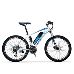 Adulto Bicicleta eléctrica de montaña, Bicicletas 250W Nieve, extraíble 36V 10AH batería de Litio de 27 de Velocidad de Bicicleta eléctrica, 26 Pulgad características