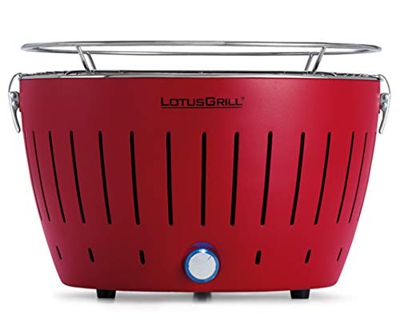 LotusGrill Standard LGG34 U RD - RED - Barbacoa con baterías y cable de alimentación USB - ¡Nuevo 2019!