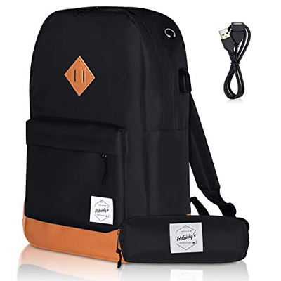 Mochilas Escolares Juveniles, Mochilas Casual Hombre y Mujer Unisex, Mochilas para portatiles 15.6 Pulgadas con USB Mochilas Adolescentes para Univers