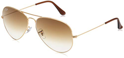 RAY-BAN Aviator gafas de sol, Brown, 62 Unisex-Adulto precio