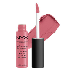 NYX Professional Makeup Pintalabios Soft Matte Lip Cream, Acabado cremoso mate, Color ultrapigmentado, Larga duración, Fórmula vegana, Tono: Istanbul precio