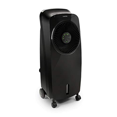 KLARSTEIN Rotator - Enfriador de Aire, Ventilador, Ionizador, Humidificador, 110 W, Cool Breeze, 3 velocidades, 3 Modos, Temporizador 8 h, Depósito de