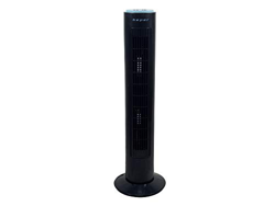 BEPER P206VEN300 P206VEN300-Ventilador de Torreta Oscilante, 3 Velocidades, Ahorro de Espacio, Silencioso, Altura 72 cm, Black Tower Fan, 40 W, Negro  precio